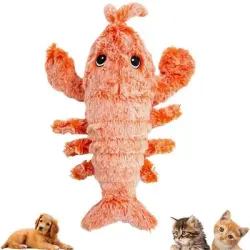 MCBOSON Floppy Homard Chien Jouets En Peluche Saut Homard -