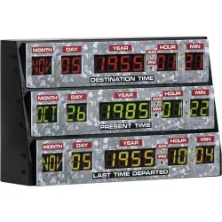 Numskull Lámpara 3D Máquina del Tiempo Regreso al Futuro