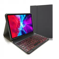 Royal Bailey Rk11d Funda Con Bluetooth Teclado Para Ipad Air4 (2020) 10.9/ipad Pro11(2021/2020/2018) Negro