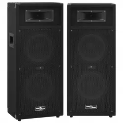 VidaXL Altavoces Pasivos Profesionales 1000W Negros