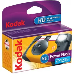 Kodak Power Flash Cámara Analógica Desechable 27+12 Fotos