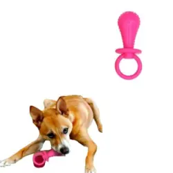 MCBOSON Chupete masticable de goma para cachorros - 1 artículo