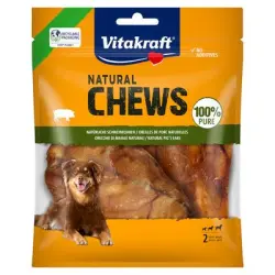 Vitakraft Natural Chews orejas de cerdo naturales - 2 unidades (44 g)