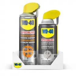 WD-40 Specialist Pack Spray Desengrasante 500ml + Spray Lubricante Seco 400ml