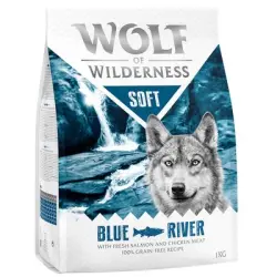 Wolf of Wilderness Soft Blue River con salmón - 1 kg
