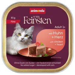 animonda vom Feinsten Adult 32 x 85 g - Paté de pollo y corazón