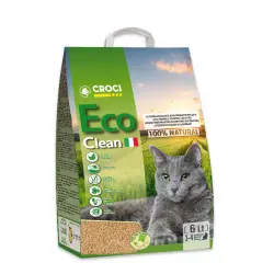 Croci Eco Clean arena ecológica para gatos - 6 l (aprox. 2.4 kg)