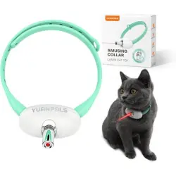 HausPets Collar láser interactivo ajustable para gatos con USB-C y 2 modos - Artículo 1