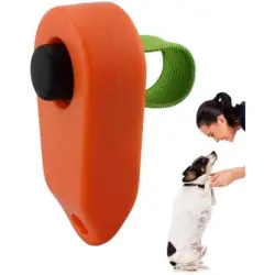 IntiMeg Clicker para el adiestramiento canino - Naranja