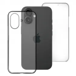 Max Power Digital Funda Doble Cara 360 Grados Silicona Transparente Para Apple Iphone 16