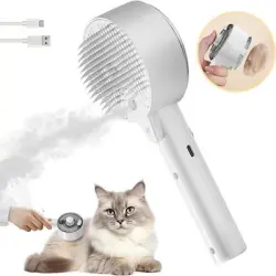 MCBOSON Cepillo de vapor 4 en 1 para gatos - 1 pieza