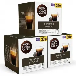 Nescafé Dolce Gusto Espresso Intenso Pack de 3 Cajas de 30 Cápsulas