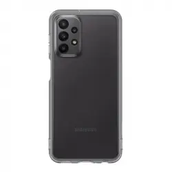 Samsung Soft Clear Cover para Galaxy A23 Negra