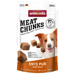 Animonda Meat Chunks Small snacks para perros - Pato puro (60 g)