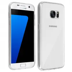 Avizar Funda Protectora de Silicona Transparente Ultrafina para Samsung Galaxy S7