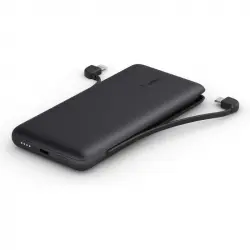 Belkin BoostCharge Plus Powerbank USB-C 10000 mAh con Cables Integrados Negra