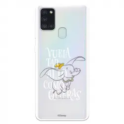 Funda Oficial de Disney Dumbo Vuela tan Alto para Samsung Galaxy A21S