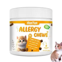 FurryFusion Comprimidos masticables antialérgicos para mascotas - Pollo
