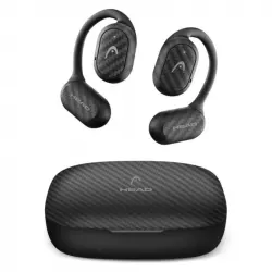 Head Open Ear Auriculares Inalámbricos, Autonomía 6+24 H, Control Táctil, Llamadas, Asistentes De Voz, Ipx4, Negro