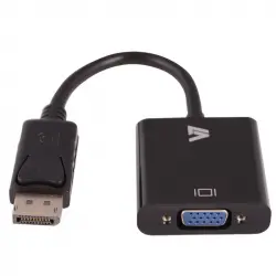V7 Adaptador Displayport a VGA 20cm Negro