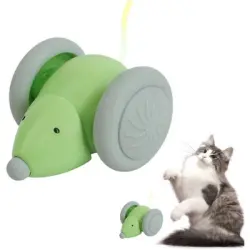 ZooVenture Gato de juguete ratón táctil inteligente - Tamaño: 6,5 x 4 cm