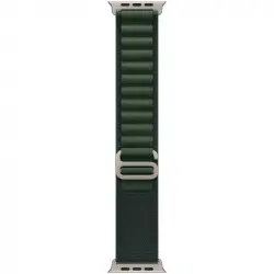 Apple Bracelete Loop Alpine Verde Escuro/Titânio Natural 49mm Tamanho S