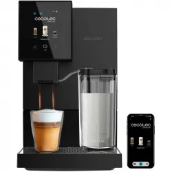 Cecotec Cremmaet Compactccino Connected Black Cafetera Superautomática Compacta 19 Bares WiFi