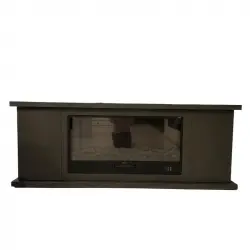 Chimenea Móvil Y Electrica 1500w Chimenea Móvil Arosio 150 Antracita