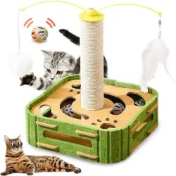 IntiMeg Circuito interactivo para gatos - Una pieza