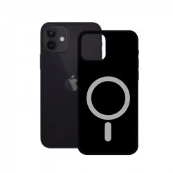 Ksix Soft Magcharge Funda Negra para iPhone 12 Mini