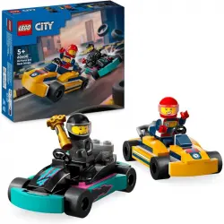 Lego City Go-kart Cars And Drivers