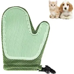 Pawffee Guante depilatorio para perros y gatos - Masaje y aseo suaves - Pro - 1 pieza