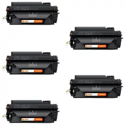 Pccom Essential HP CE505A/CF280A Tóner Compatible Negro Pack 5