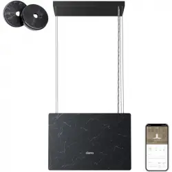 Ciarra AW4850GB Pinnacle Campana Extractora de Isla 48cm A+++ Mármol Negro