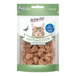 Dokas Corazones de pato liofilizados para gatos - 15 g