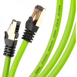 Duronic Cable de Red SFTP Cat8 1m Verde