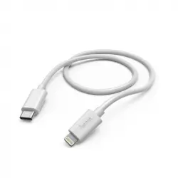Hama Cable Lightning Tipo-C 1m Blanco