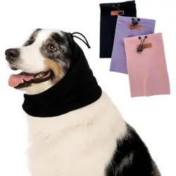 HausPets Capucha cancelación ruido perros - Protectores auditivos - Rosa, una unidad M