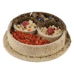 Kerbl Pet Native Snacks Bol de verduras Smile para roedores - 1 unidad