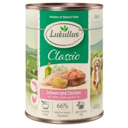 Lukullus salmón y pollo - 6 x 400 g