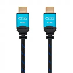 Nanocable Cable HDMI V2.0 4K@60Hz A/M-A/M 3m Negro
