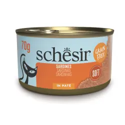 Schesir Lata Sardinas en paté para gatos - 70 g