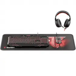 Tempest Oblivion Combo Gaming Teclado + Ratón + Auriculares + Alfombrilla