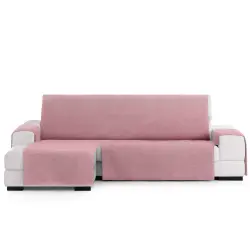 Vipalia Protector Cubre Sofá Chaise Izquierdo 290 Color Rosa Modelo Brisa