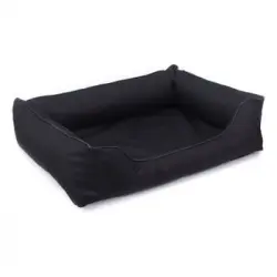 Cama Para Perro Sofá Mestizo Valencia 100x75cm Color Negro