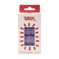 Colti Bolsas Higiénicas Aroma Lavanda para Perros 60 Bolsas (Pack 4x15ud)
