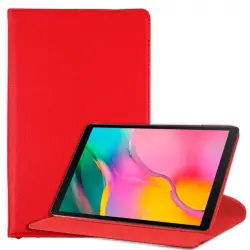 Cool Funda Polipiel Giratoria Roja para Samsung Galaxy Tab A 2019 T510/T515