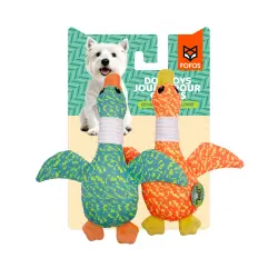 FOFOS s para Perros FlyKnit Patos (2 uds) – Peluche con Sonido - 24*5*27 cm