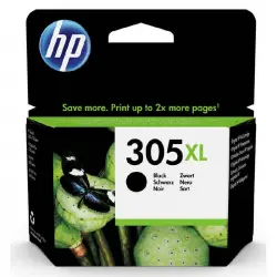 HP 305XL Cartucho de Tinta Original Alta Capacidad Negro