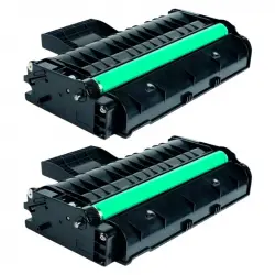 Pccom Essential Tóner Compatible Ricoh Aficio SP201n/SP204sn/SP203s/SP211/SP213 Negro Pack 2